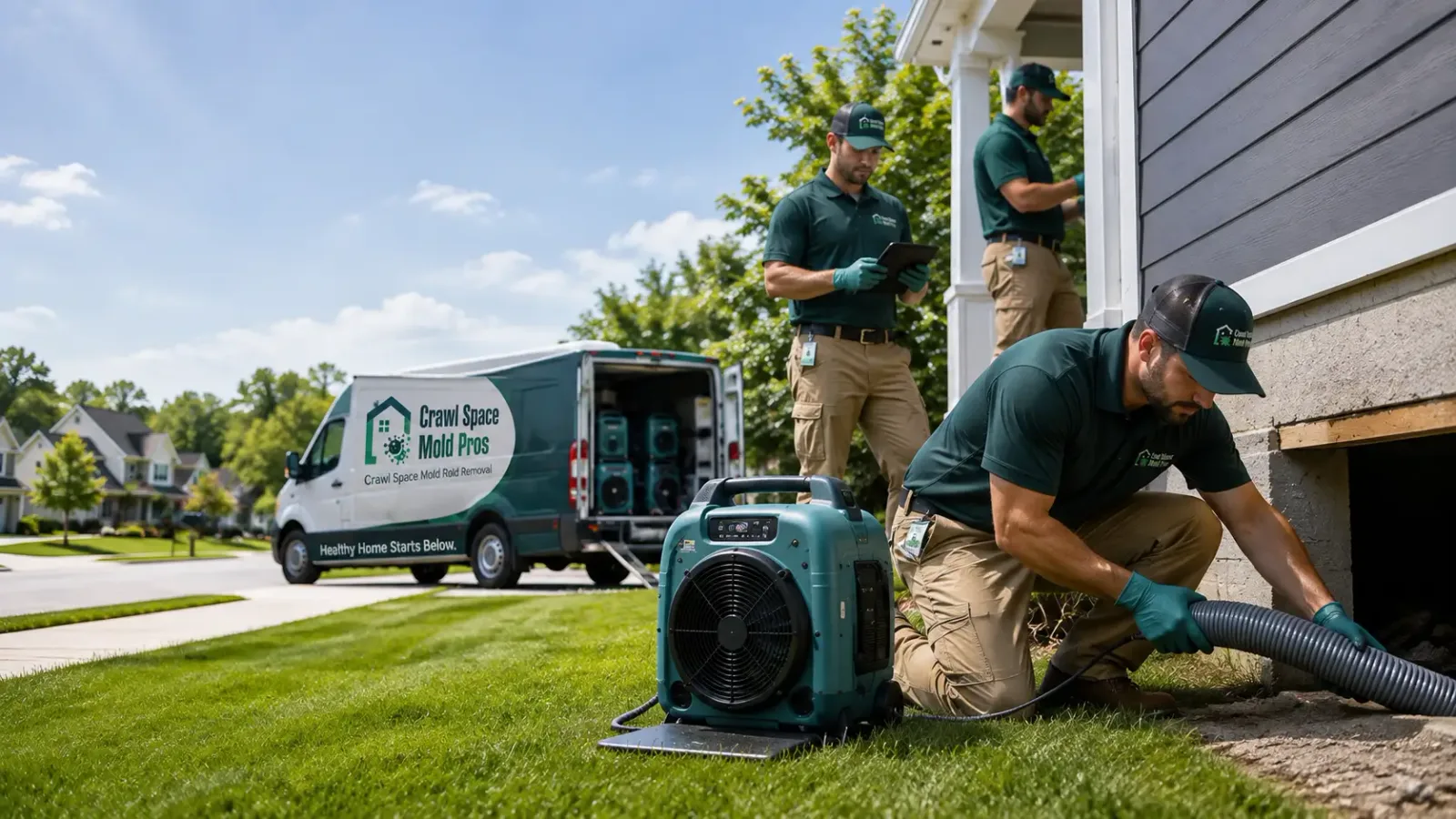 Crawl Space Mold Removal in Garden City, AL
